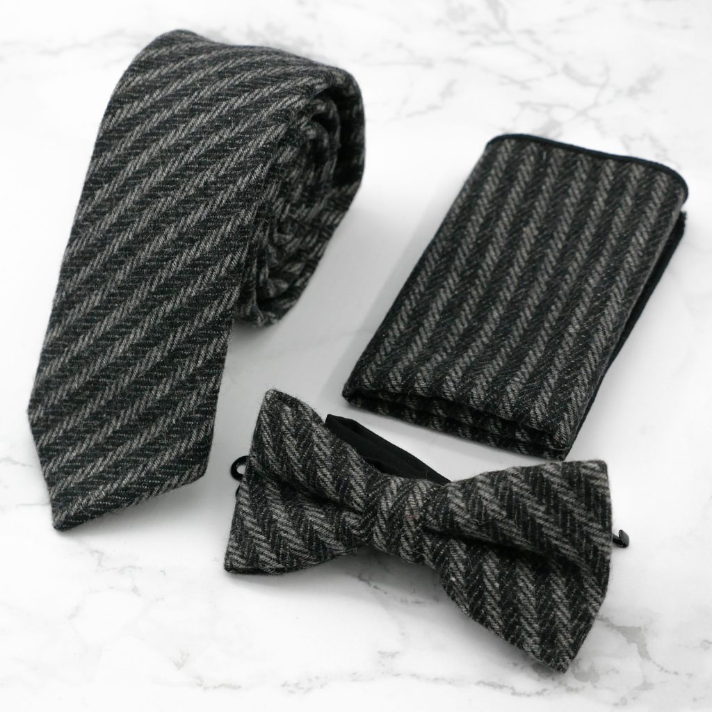 示意圖/卡爾登西服的溫暖羊毛領結、領帶、口袋巾組合包是您冬天時保有紳士氣息的最佳拍檔。